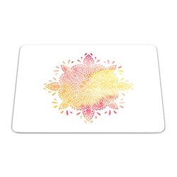 Bonamaison, Tappetino per mouse rettangolare, con stampa digitale, antiscivolo, per ufficio e casa, dimensioni: 22 x 18 cm
