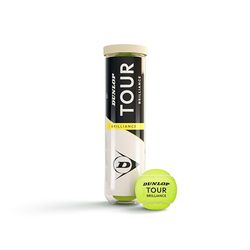 DUNLOP Balle de Tennis Tour Brilliance - pour Toutes Les Surfaces