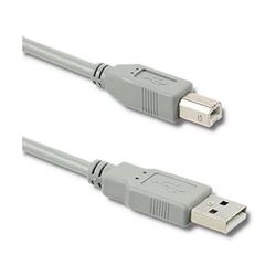 Qoltec Cable USB 2.0 A macho | B macho | 1 m