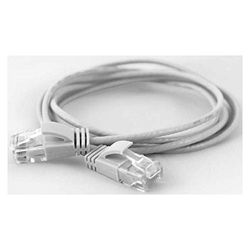 wantecWire Extra tunn patchkabel CAT.6 UTP, längd 10 m, vit