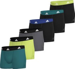 adidas Boxershorts voor heren, set van 6 stuks, comfortabel ondergoed, Meerkleurig, L