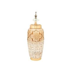 Romimex Bote Multicolor Porcelana 13 x 36 x 13 cm con Tapa