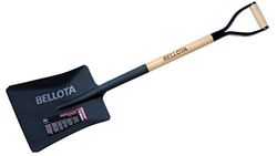 Bellota 5502-6 MA Pá quadrada, 370 x 305 mm, alça anel, 370 x 305 mm