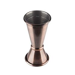 APS 93352 - Medidor (20/40 ml), cobre, acero inoxidable, 0,04 L, 4,5 x 9 cm