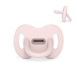 Suavinex Siliconen fopspeen, 0/6 maanden en pasgeborenen, Fysiologische Sx Pro-zuiger, zacht en flexibel, ideaal om te slapen, respecteert de mondontwikkeling, Colour Essence, Rosewater