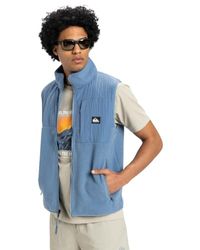 Quiksilver Polaire à fermeture éclair CLEAN COAST GILET Homme Bleu S