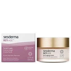 SESDERMA RETI AGE Triple Rejuvenation Anti-Aging Gel Cream for Mature Skin | 3 Forms of Retinol, Vitamin C, and Growth Factors | Advanced Anti-Aging Formula | Hydrating and Soothing | 50ml