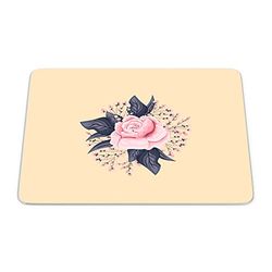Bonamaison, Rectangle Pop Art Digital Printed Mouse Pad, Non-Slip Base, for Office and Home, Size: 22 x 18 cm