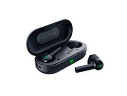 Razer Hammerhead True Wireless - Draadloze oordopjes In-Ear-Oortelefoons (Ultralage Latentie, Waterbestendig, 13mm Stuurprogramma, Aanraakondersteuning, Bluetooth, Stembediening, Oplaadetui) Zwart