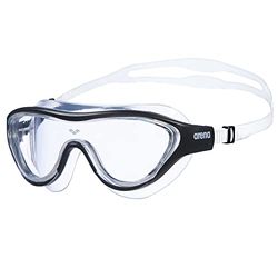 arena The One Mask Occhialini Nuoto Anti-Appannamento Unisex Adulto, Maschera Piscina con Grandi Lenti, Protezione UV, Ponte Nasale Autoregolante, Guarnizioni Orbit-Proof