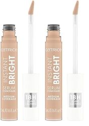 Catrice Cosmetics Sérum corrector Instant Bright, hidratar/humectar, de larga duración, cuidado, luminoso, 5 ml (Paquete de 2)