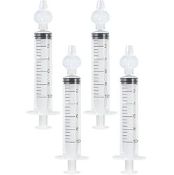 Blendura 4 Lot Seringue Nasale Bébé 10 ml, Bébé Irrigateur Nasal Sécurité Confort, Aspirateur Nasal Portable Réutilisable, Dispositif d'irrigation Nasale de Bébé