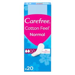 Carefree - Protege o deslizamento normal, 20 unidades
