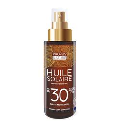 Sololja SPF30 - UVA/UVB-skydd - 84% naturlig - monoi-doft - tillverkad i Frankrike - 100 ml - Propos'Nature
