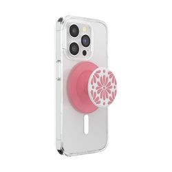 PopSockets Impugnatura rotonda per telefono compatibile con MagSafe, anello adattatore incluso, supporto per telefono, compatibile con ricarica wireless, Cute PopSockets - Stucco smaltato