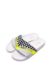 The White Brand Unisex Kid's Thewhitebrand Open teen sandalen, Geel Neon Geel Neon Geel, 33 EU