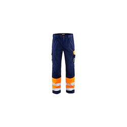 Blaklader 15841860 broek met hoge zichtbaarheid, oranje/marineblauw, maat C154