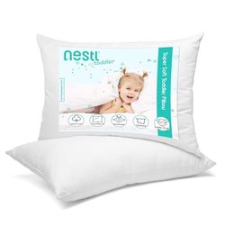 Nestl Lot de 2 oreillers pour Tout-Petits, 2 pièces (Lot de 1), Blanc