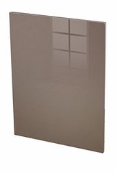 Berlioz Creations keukenrek 60 x 16 x 70 cm Hoogglans taupe