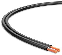 Audibax Silver BSAP20 zwarte kabel luidspreker parallel 20 meter