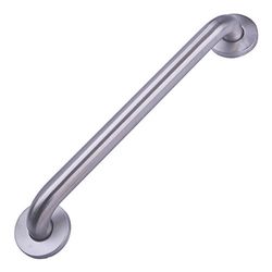 Amazon Basics Barre d'appui de sécurité robuste en acier inoxydable pour salle de bain - Longueur 41 cm, 3.18 cm de diamètre