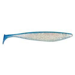 Asso Unisex – vuxen 10C4050801030061C10 A.S.O. Fiske gädda XXL skuggblå reflex gummifisk 40 cm, färgglad, normal