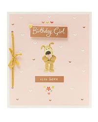 Boofle Tarjeta de cumpleaños, bonita tarjeta para amiga, bonita tarjeta de cumpleaños para ella, regalo de cumpleaños para niña