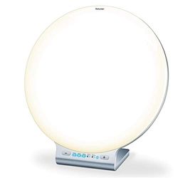 Beurer TL100UK Daylight Therapy Lamp And Mood Light - Helps Combat Seasonal Affective Disorder - 10,000 Lux - Bluetooth Smart SAD Lamp - Colour-Changing LED Light Therapy - 10 Brightness Levels