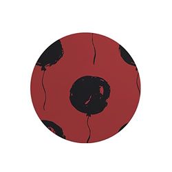 Questo Casa, Round Digital Printed Mouse Pad, Non-Slip Base, for Office and Home, Diameter:22cm