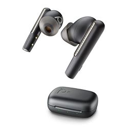 Écouteurs sans fil Poly Voyager Free 60 Poly (Plantronics) – Microphones antibruit – Fonction d'annulation active du bruit (ANC) – Étui de chargement portable – Compatible avec iPhone, Android