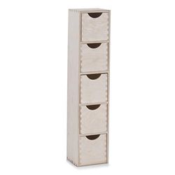 Zeller 13190 - Cajonera de Madera, 13 x 12 x 58 cm