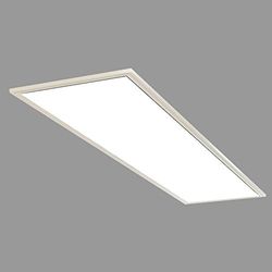 BRILONER - Plafoniera LED Soffitto Moderna, 119.5 x 29.5 x 6 Cm, Lampadario Soggiorno, Pannello camera da letto, Bagno, Cucina, Bianco