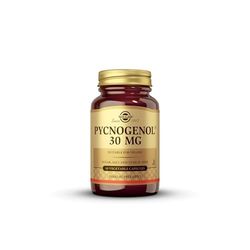 Solgar Pycnogenol 30mg Vegetable Capsules - Pack of 60 - Vitamin C - Derived From Pine Bark - Vegan, Kosher and Gluten-Free