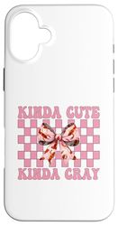 Kinda Cute Kinda Cray Crawfish Crayfish Girl Mom Coquette Case for iPhone 16 Plus