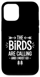 Les oiseaux appellent Funny Birdwatcher Coque pour iPhone 12/12 Pro