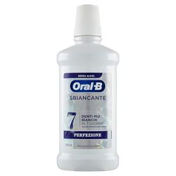 Oral-B Wybielacz do płukania jamy ustnej, smak mięty, bielsze zęby w ciągu 7 dni, bez alkoholu, Maxi Pacco, 12 płynów do płukania ust (12 x 500 ml)
