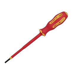 Draper 965 Ergo Plus VDE Tournevis plat Uni, Bleu, 3,0 x 100 mm