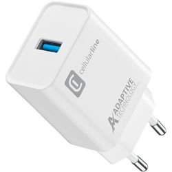 Cellularline | Caricabatterie da Rete | Caricabatterie da rete Fast Charger 15W