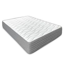 DUÉRMETE ONLINE Matelas 150 x 190 cm viscoélastique Evo avec Face Hiver/été, Ergonomique, Confort et dureté optimales, hygiénique et Respirant, épaisseur de 30 cm