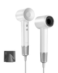 Laifen Swift Sèche-cheveux 200M d'Ions Négatifs Moteur Brushless 110 000 tr/min Séchage Rapide Contrôle Intelligent de Température avec Buse Magnétique Bruit Réduit Cheveux Bouclés ou Lisses (Blanc)