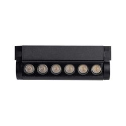 Brightium Lumière - Spot LED magnétique de 5 W, réglable, température de couleur 3000 K, corps noir, idéal pour l'éclairage intérieur. *