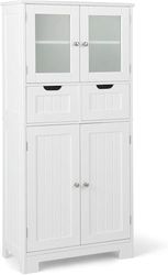 FANTASK Armoire de Salle de Bain, 60 x 30 x 128 cm