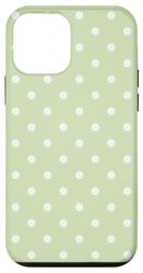 Lunares Verde Claro Y Blanco Para Mujeres Niñas Lunares Carcasa para iPhone 12 mini