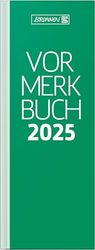 BRUNNEN Notebook Model 785 (2025), 1 Page = 1 Day, 108 × 297 mm, 384 Pages, Ceiling Tape, Green