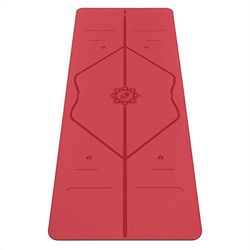Liforme Love Yogamat, 's werelds beste yogamat, milieuvriendelijk en antislip, origineel uniek uitlijningsmarkeringssysteem, biologisch afbreekbare mat van natuurlijk rubber, speciale editie