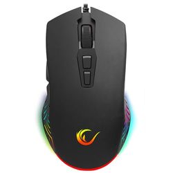 Rampage SMX-G68 Spear Full RGB 7200DPI Negro 7D Macrol Gaming Mouse Gaming
