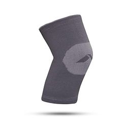 Nivia Orthopedic Slip-in Knee Support (Grey, Size - Small) | Material - Neoprene/Polyester | Pain Relief, Gym, Sports, Exercise, Workout, Cycling