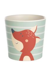 Sigikid 25359 Taza infantil zorro rPET 4 amigos recomendada para niños a partir de 2 años sostenible, resistente y duradera