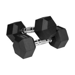 Rebel gjutjärn hantel gummerad HEX 2 x 9 kg RBA-2325-09