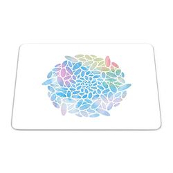 Questo Casa Pop Art Style 2 pièces Sets de Table Anti Moisissure Séchage Rapide Résistant aux Taches Lavables en Machine% 100 Polyester Sets de Table (32cm x 42cm)
